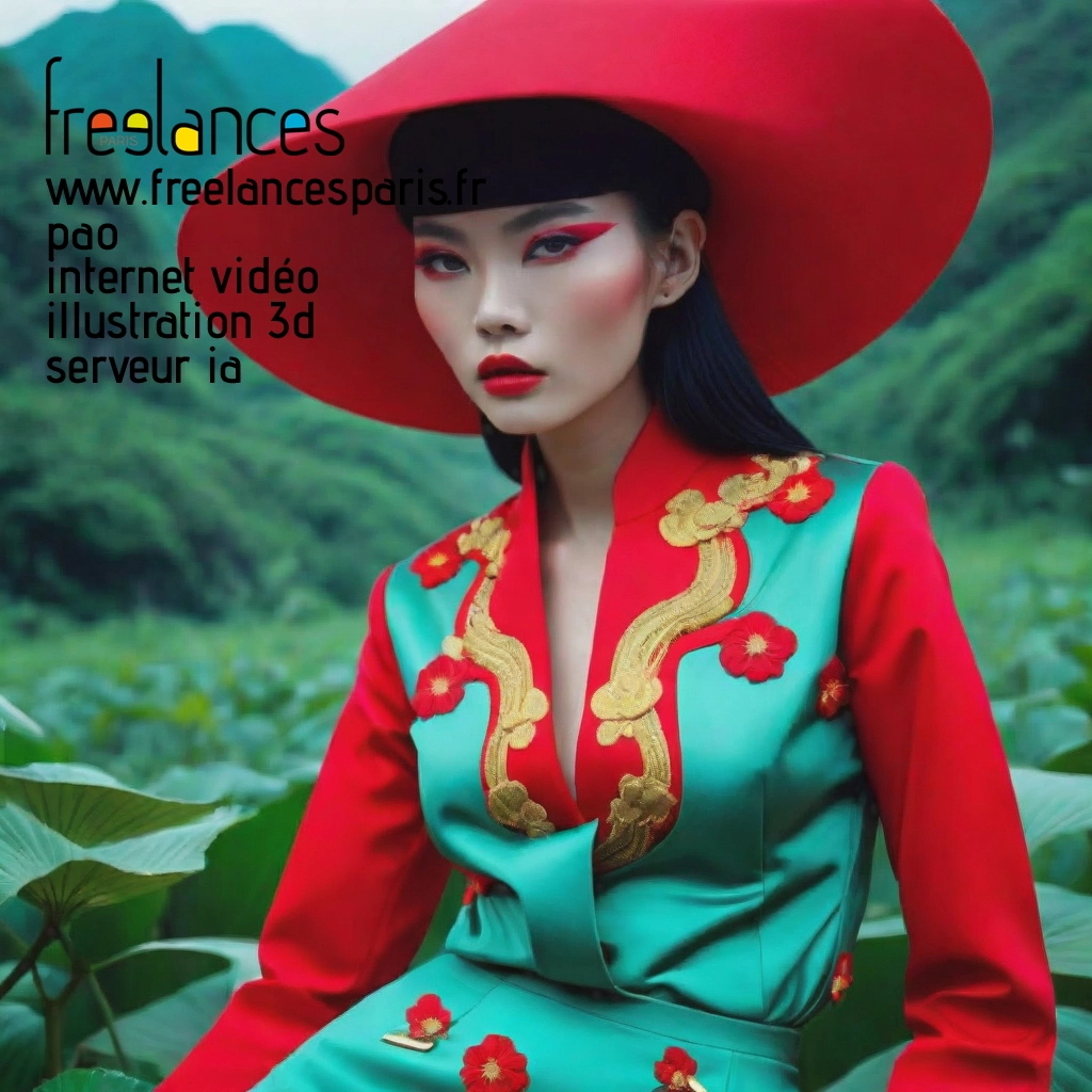 Pao mise en page internet vidéo illustration 3d serveur IA générative AI freelance paris studio de création magazines lheqr500